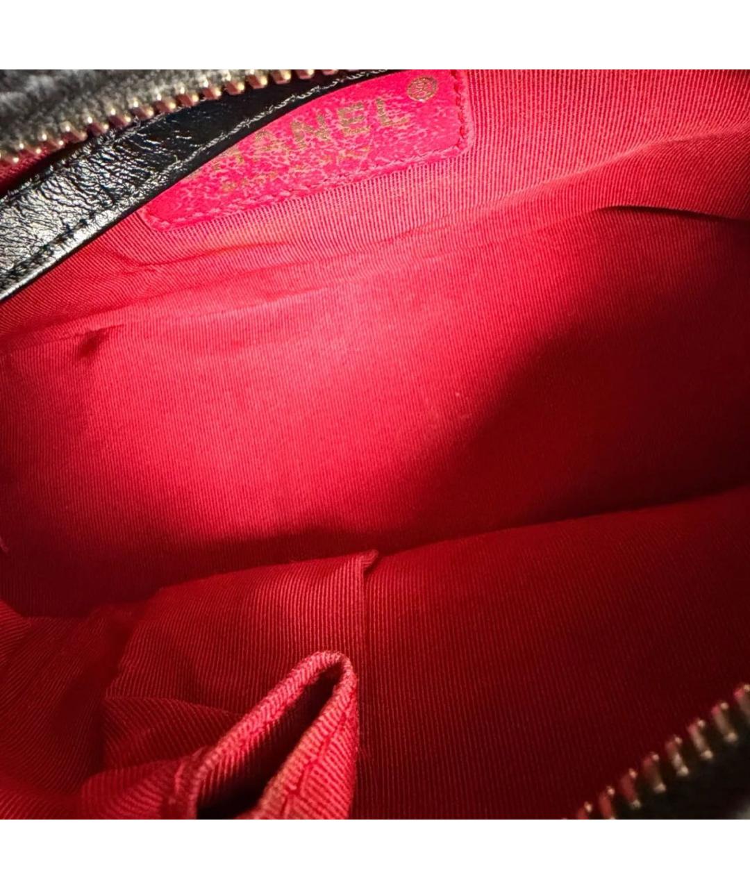 CHANEL Черная кожаная сумка через плечо, фото 7