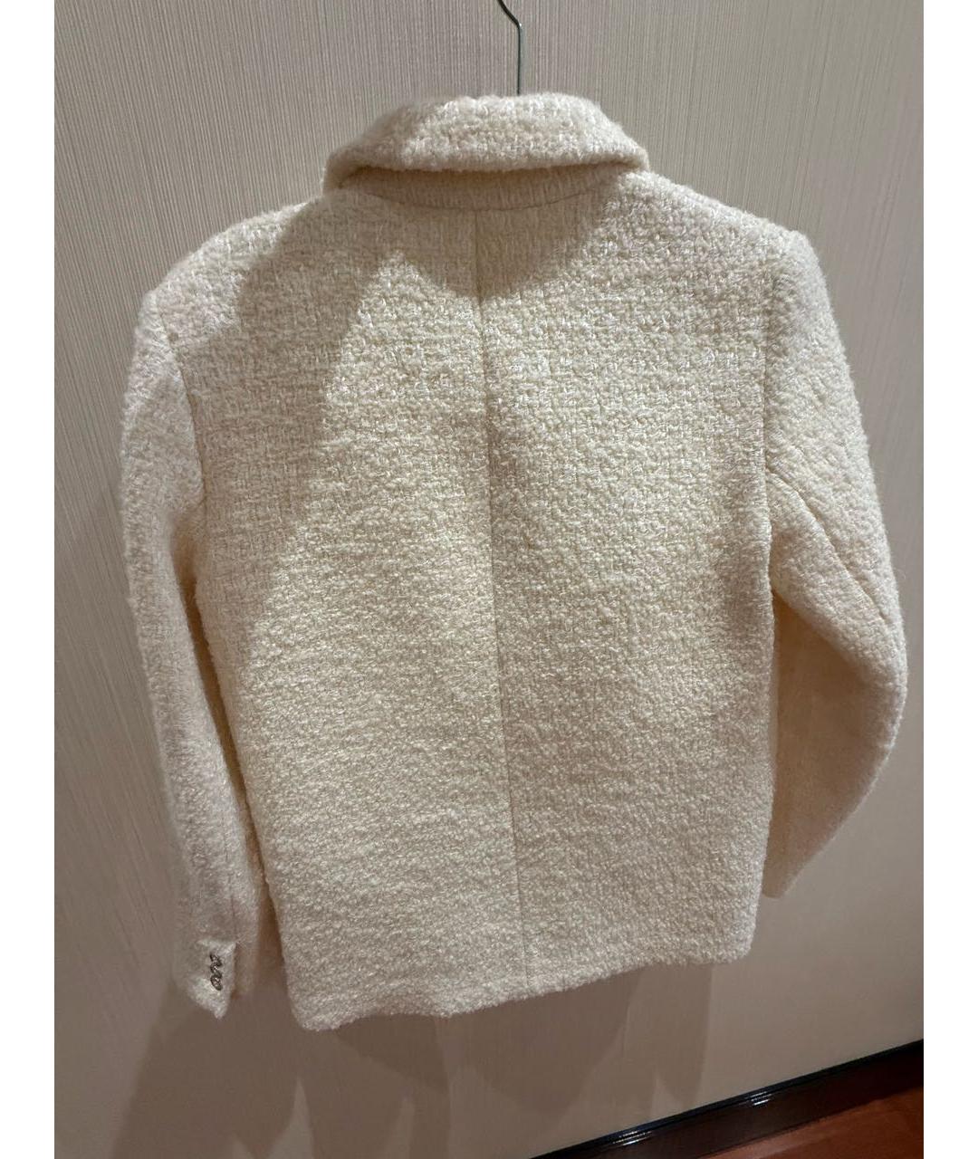 12 STOREEZ Белый шерстяной костюм с юбками, фото 3