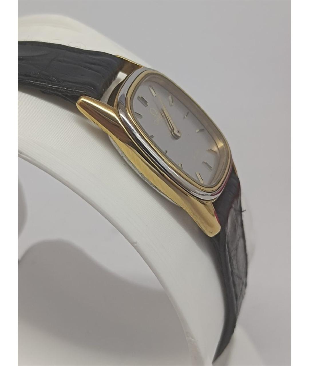 OMEGA Золотые позолоченные часы, фото 3