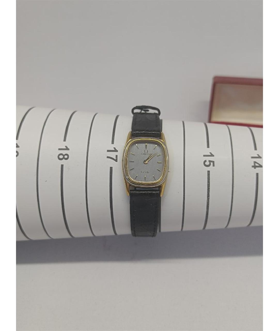 OMEGA Золотые позолоченные часы, фото 5