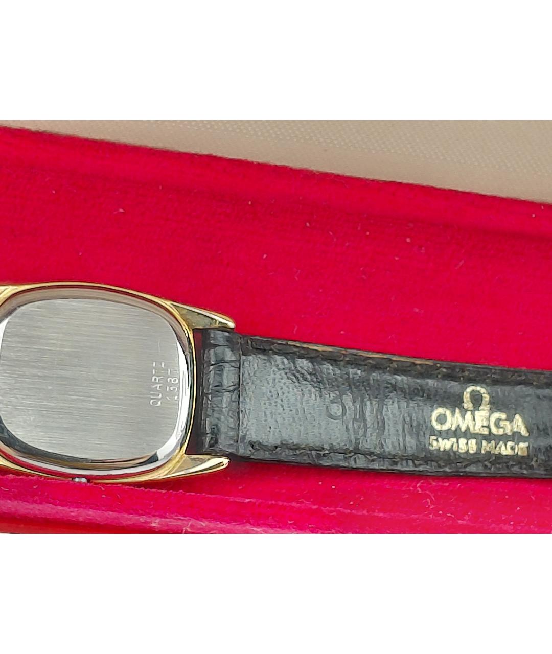 OMEGA Золотые позолоченные часы, фото 7