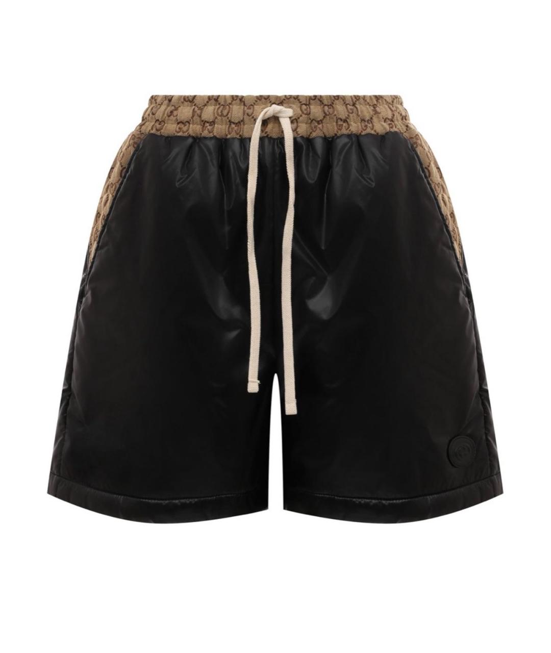 GUCCI Черные хлопковые шорты, фото 1