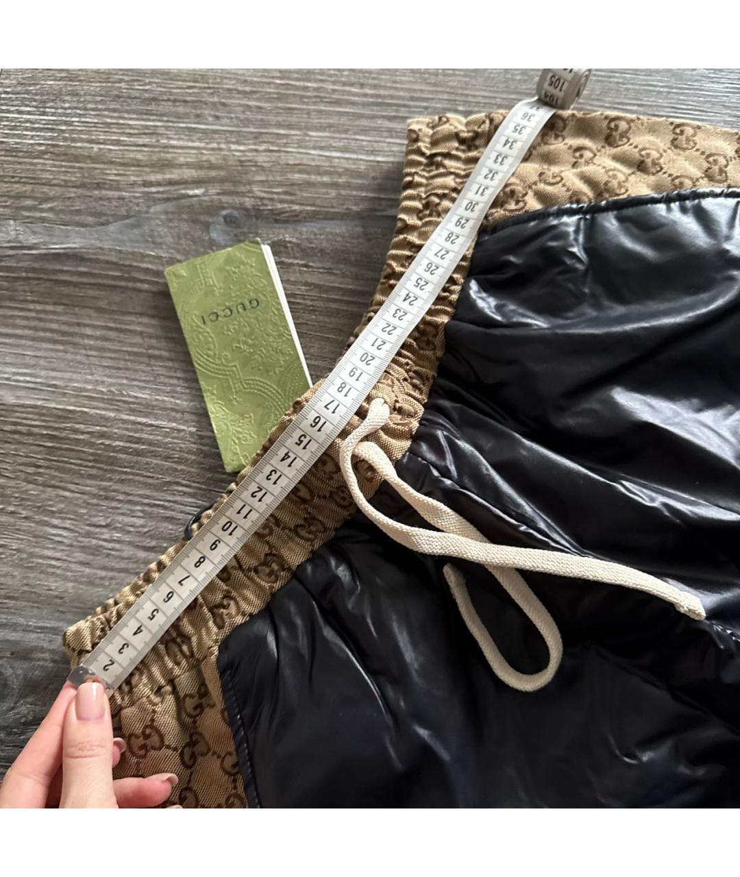 GUCCI Черные хлопковые шорты, фото 5