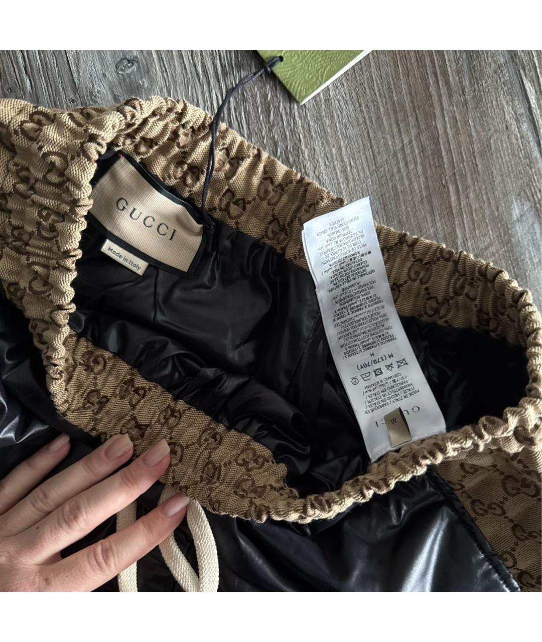 GUCCI Черные хлопковые шорты, фото 3