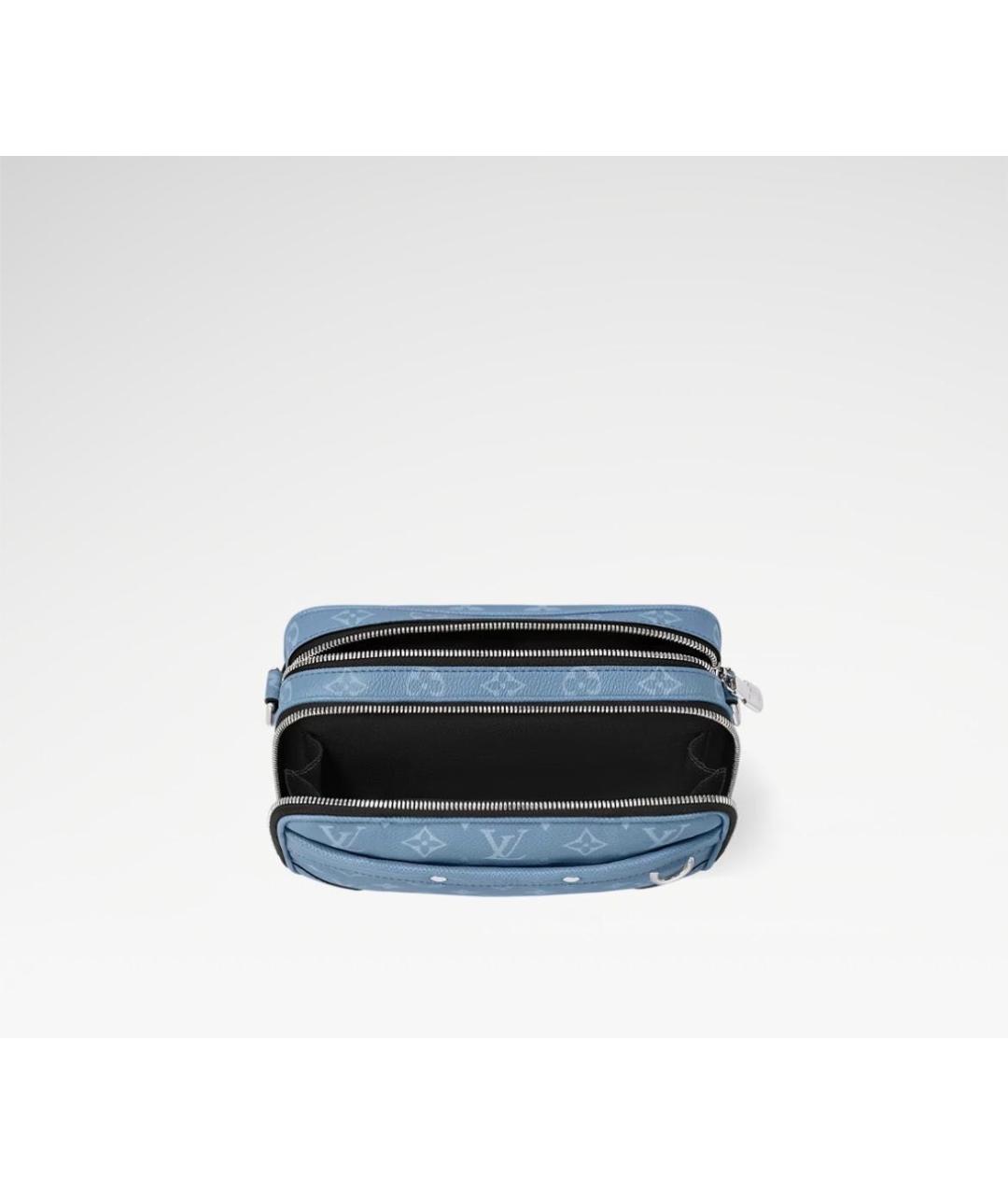 LOUIS VUITTON Голубая сумка на плечо, фото 4