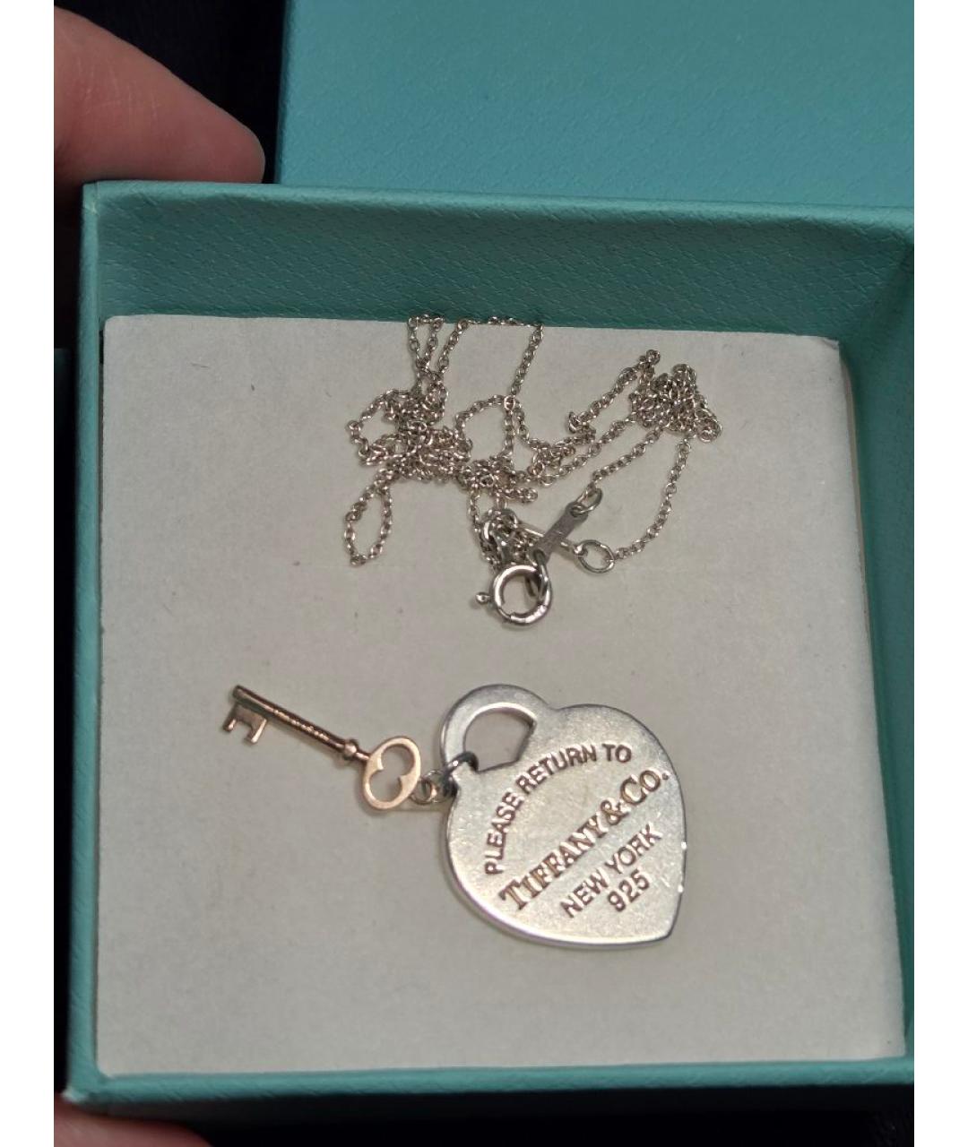 TIFFANY&CO Серебрянный серебряный кулон, фото 2