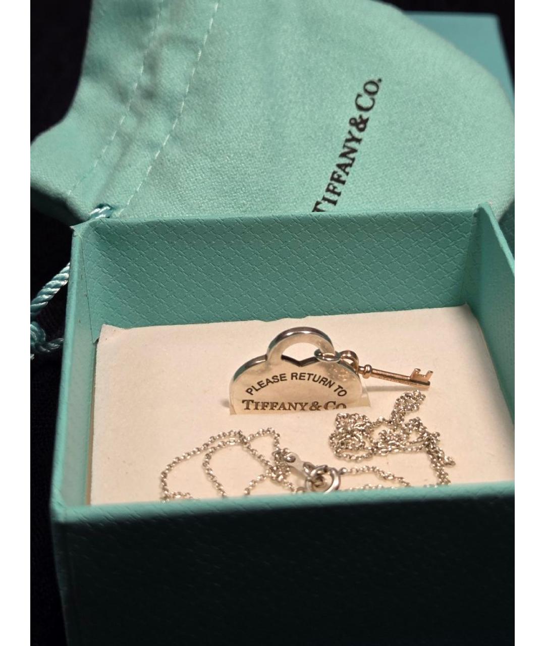 TIFFANY&CO Серебрянный серебряный кулон, фото 8