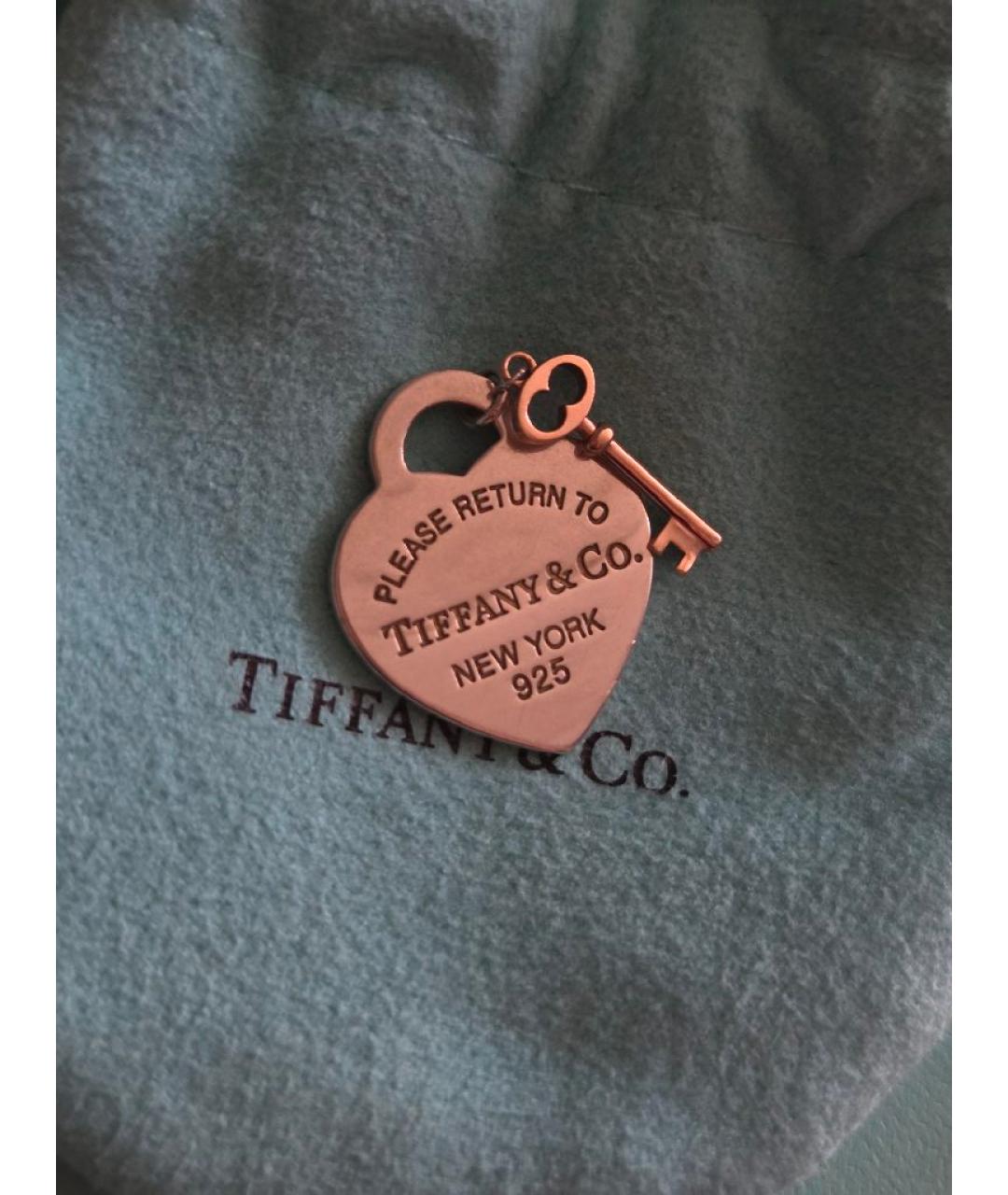 TIFFANY&CO Серебрянный серебряный кулон, фото 2