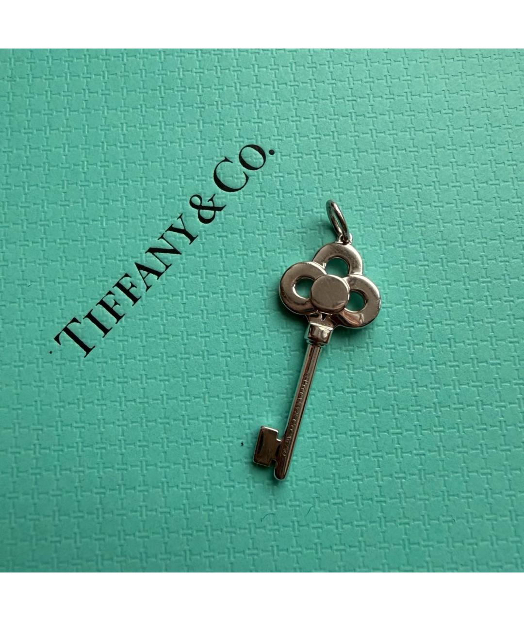 TIFFANY&CO Серебрянный кулон из белого золота, фото 4