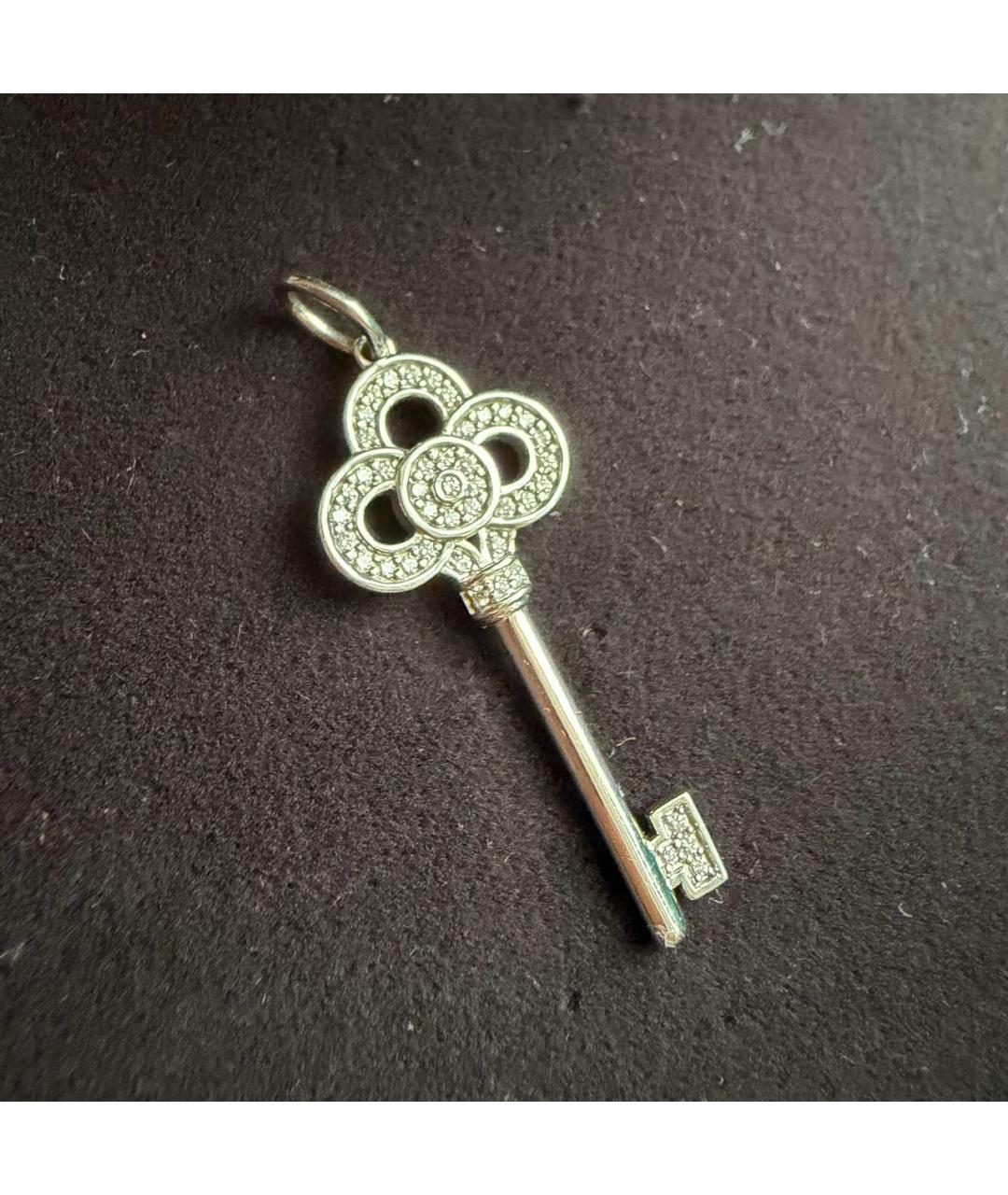 TIFFANY&CO Серебрянный кулон из белого золота, фото 8