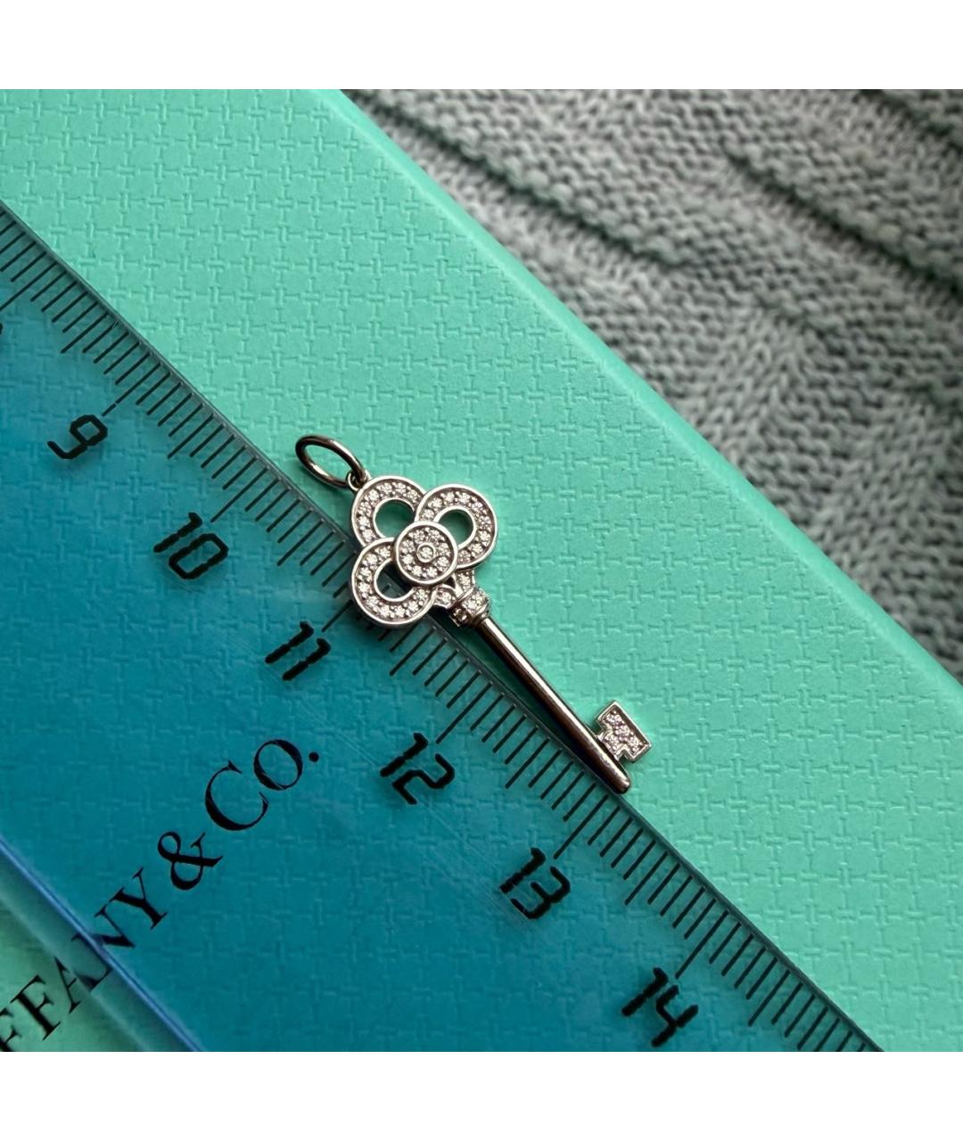 TIFFANY&CO Серебрянный кулон из белого золота, фото 5