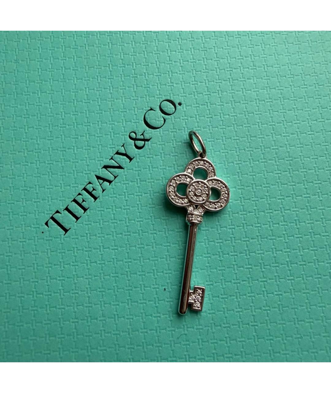 TIFFANY&CO Серебрянный кулон из белого золота, фото 3