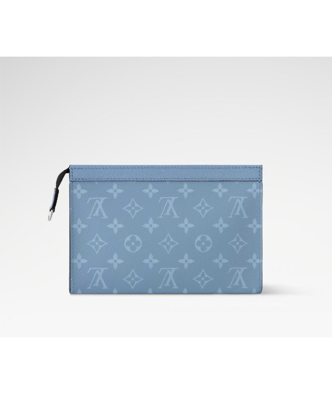 LOUIS VUITTON Голубая сумка на плечо, фото 3