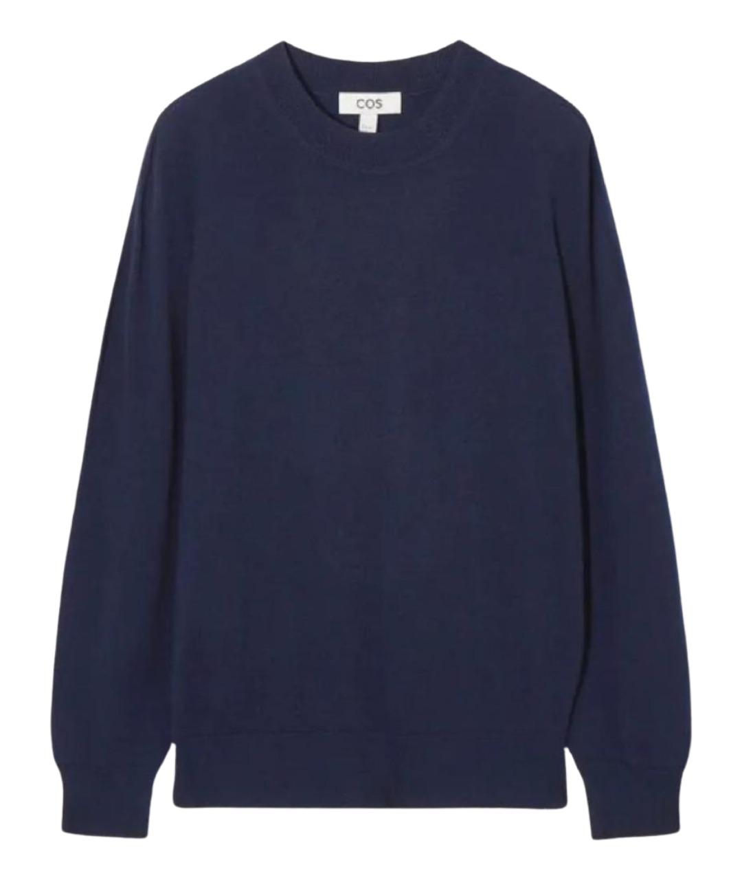 COS Темно-синий шерстяной джемпер / свитер, фото 1