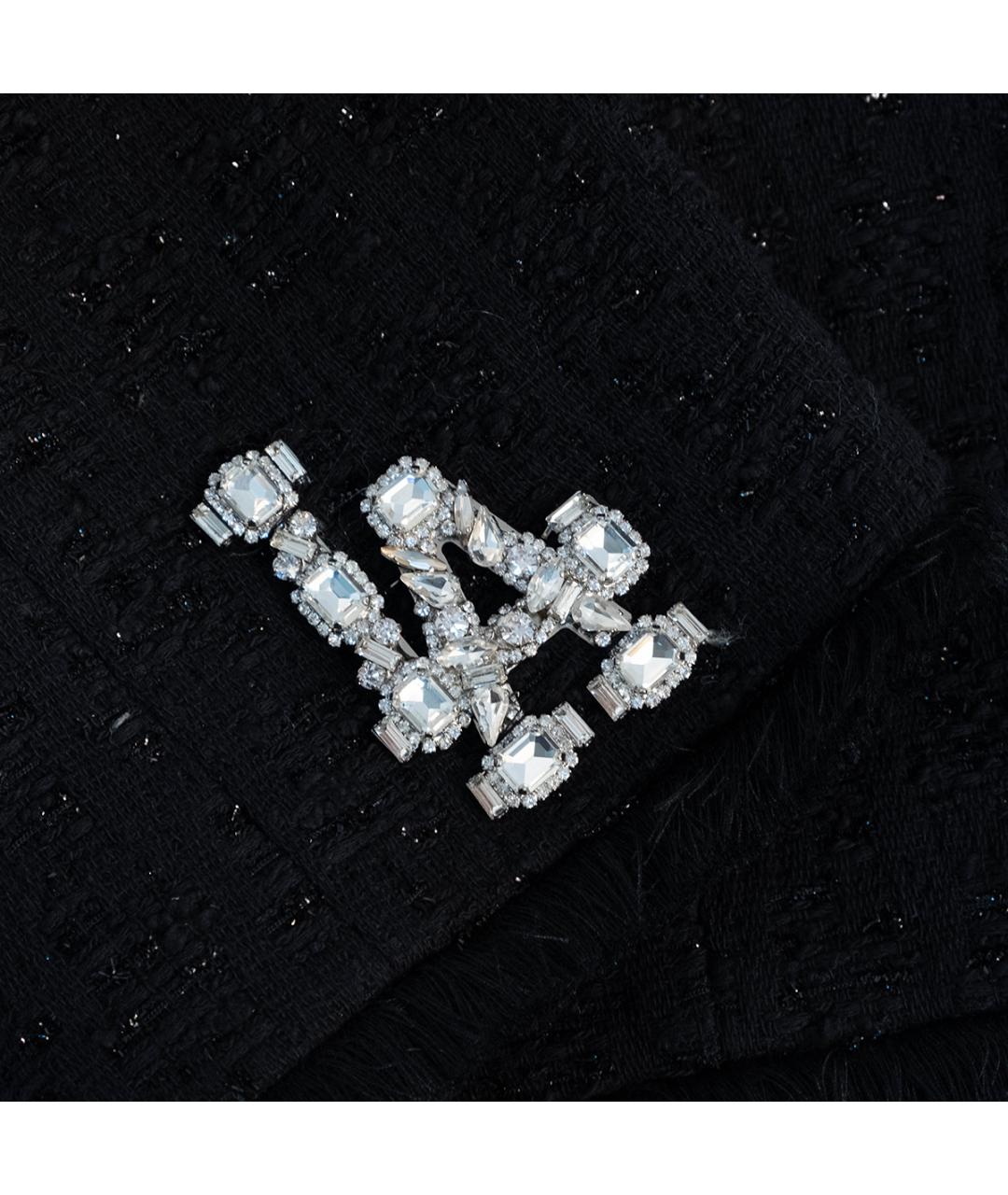 PHILIPP PLEIN Черная хлопковая юбка мини, фото 5