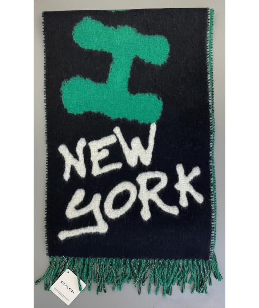 COACH Мульти шерстяной шарф, фото 6