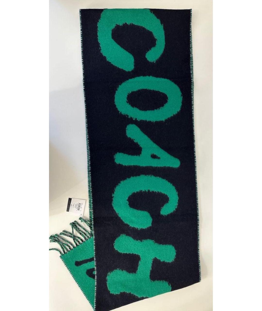 COACH Мульти шерстяной шарф, фото 7