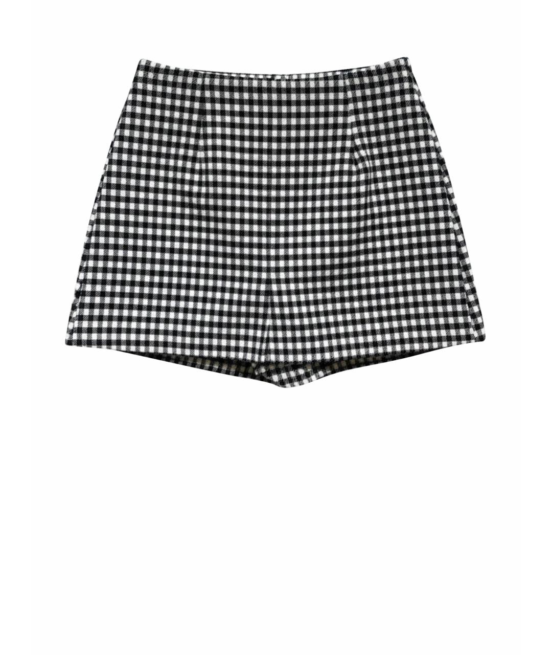 CHRISTIAN DIOR Мульти шерстяная юбка-шорты, фото 1