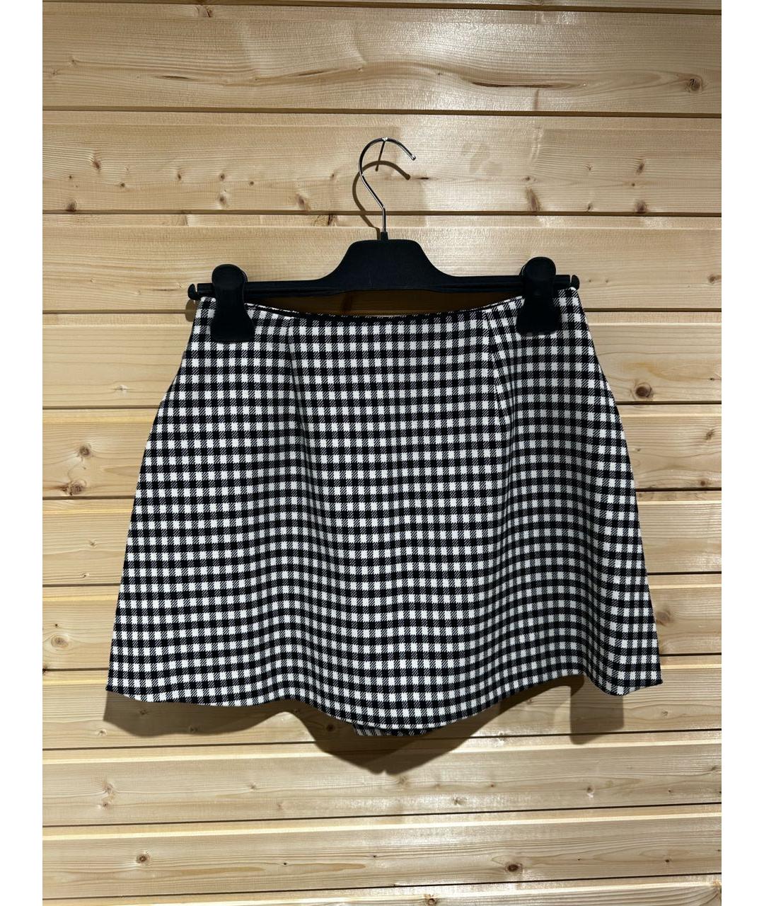 CHRISTIAN DIOR Мульти шерстяная юбка-шорты, фото 2