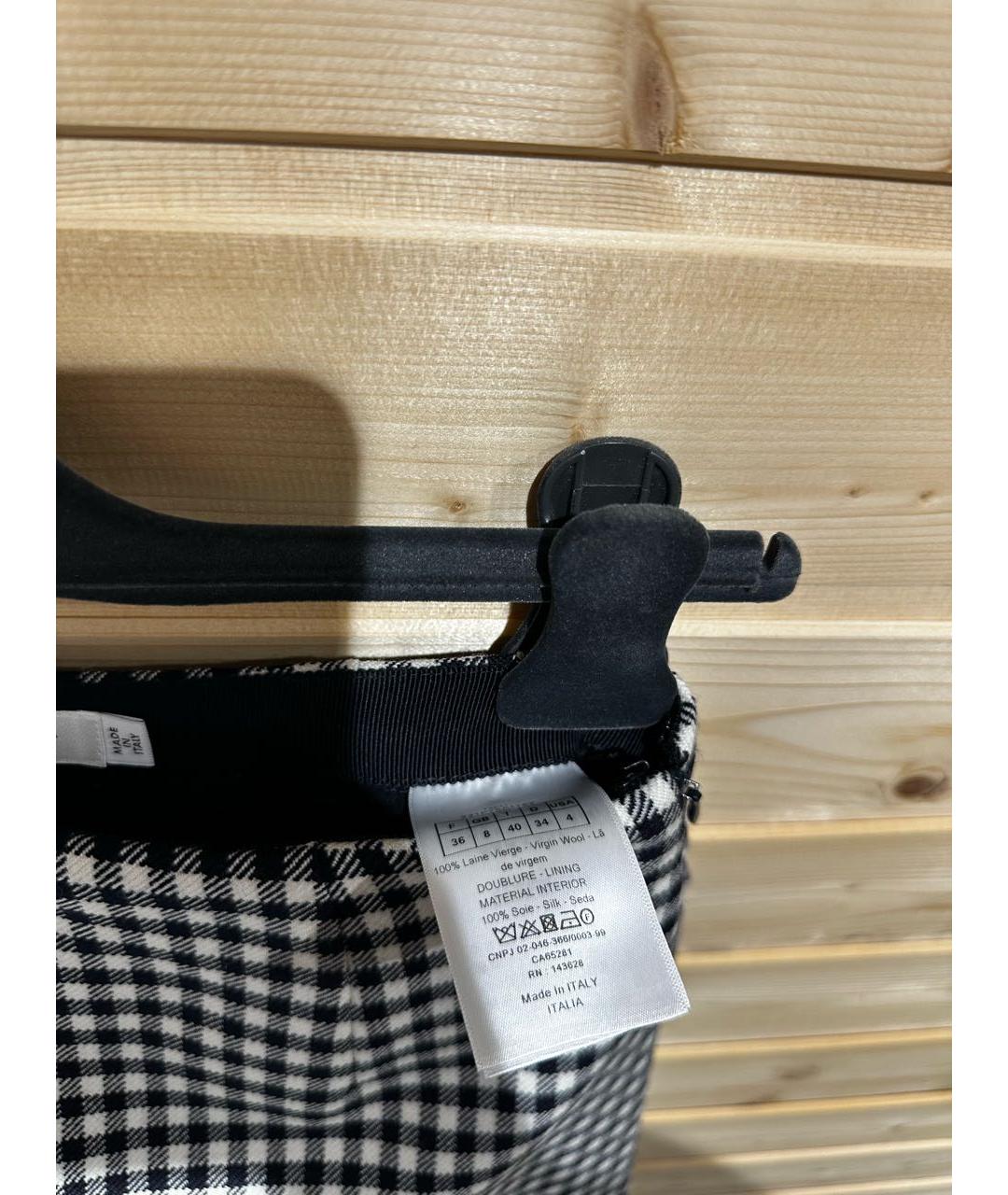 CHRISTIAN DIOR Мульти шерстяная юбка-шорты, фото 5