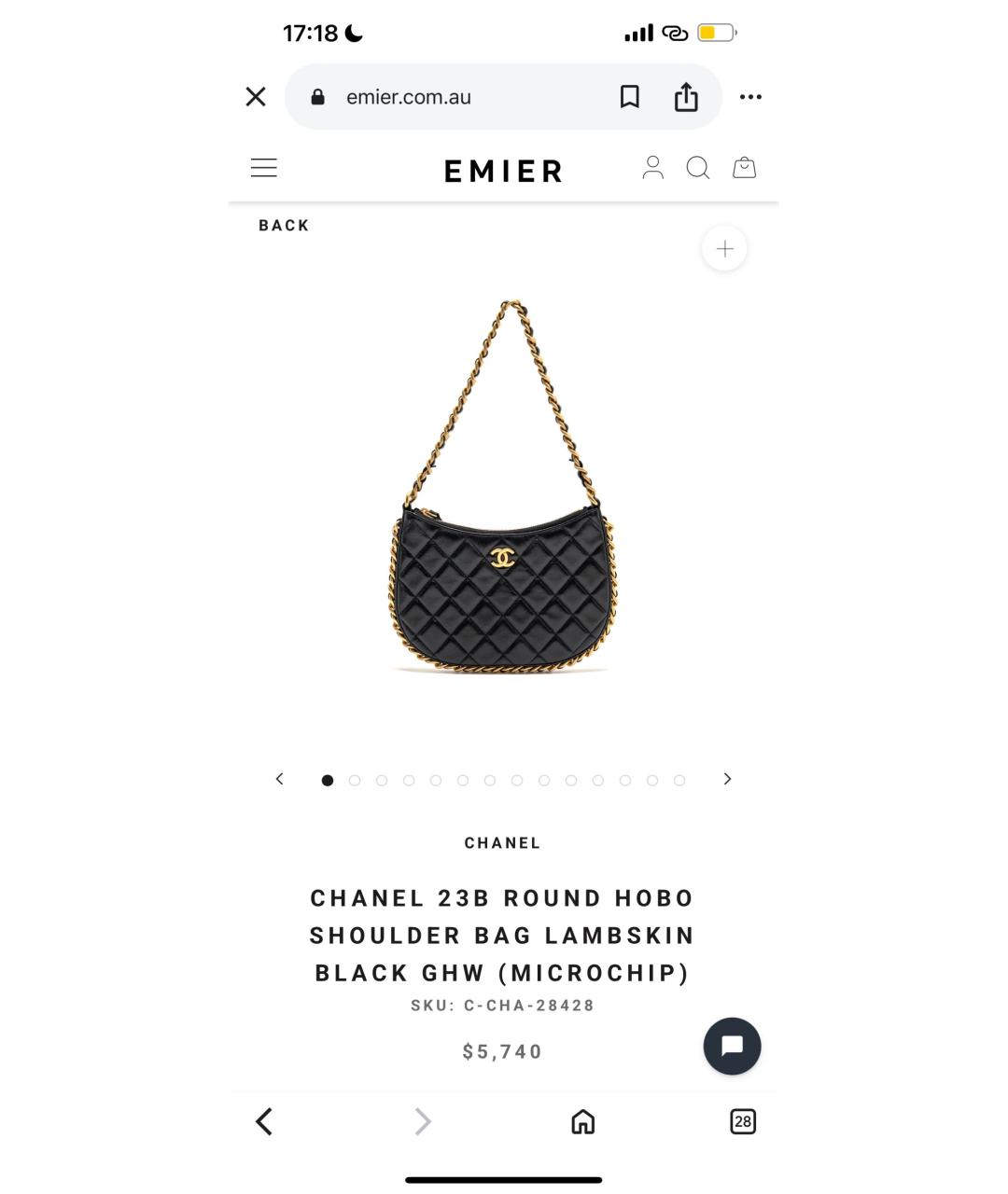 CHANEL Черная кожаная сумка через плечо, фото 6