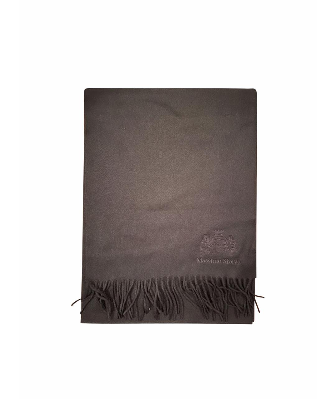 MASSIMO SFORZA Темно-синий кашемировый шарф, фото 1