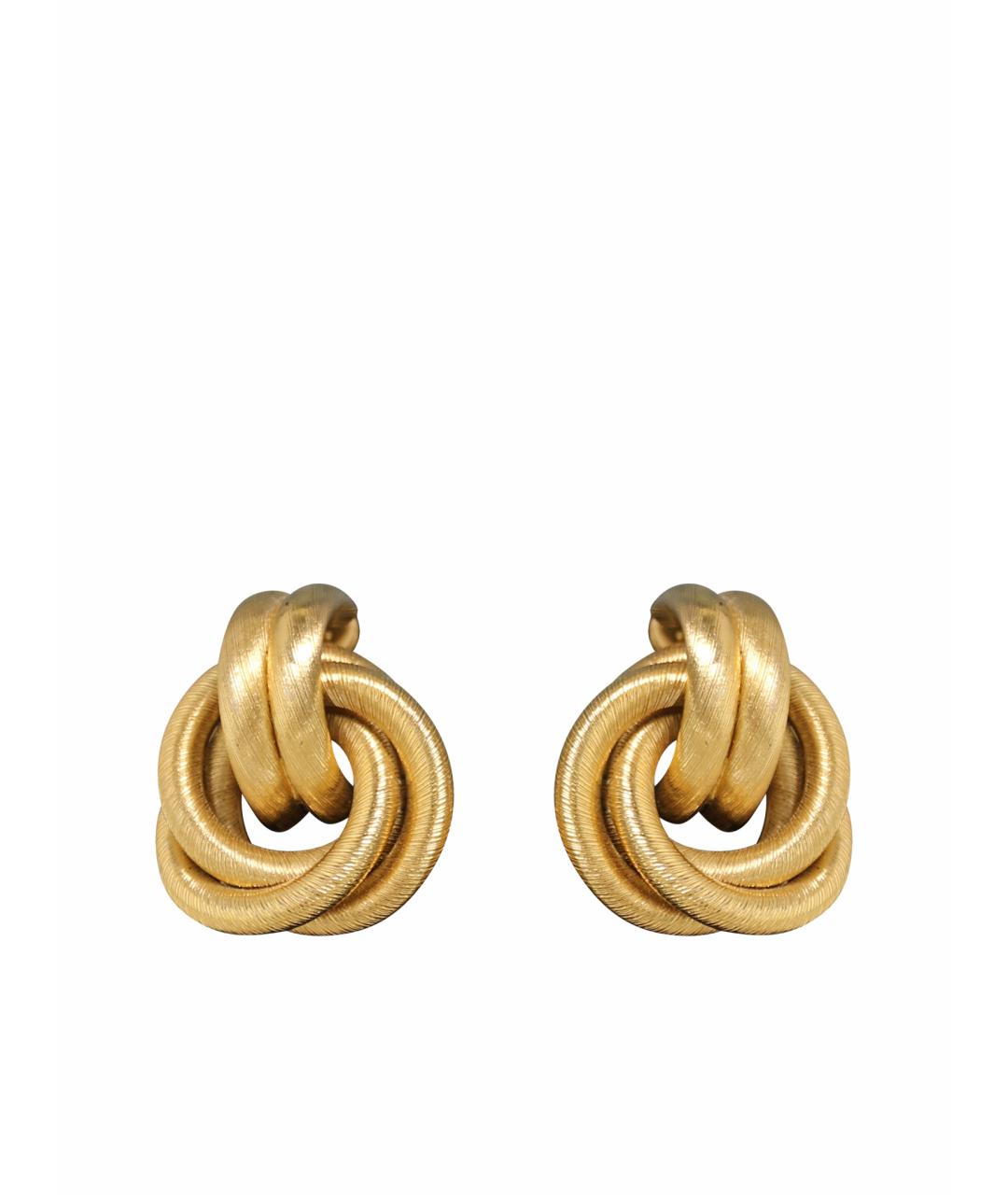 GIVENCHY Золотые позолоченные клипсы, фото 1