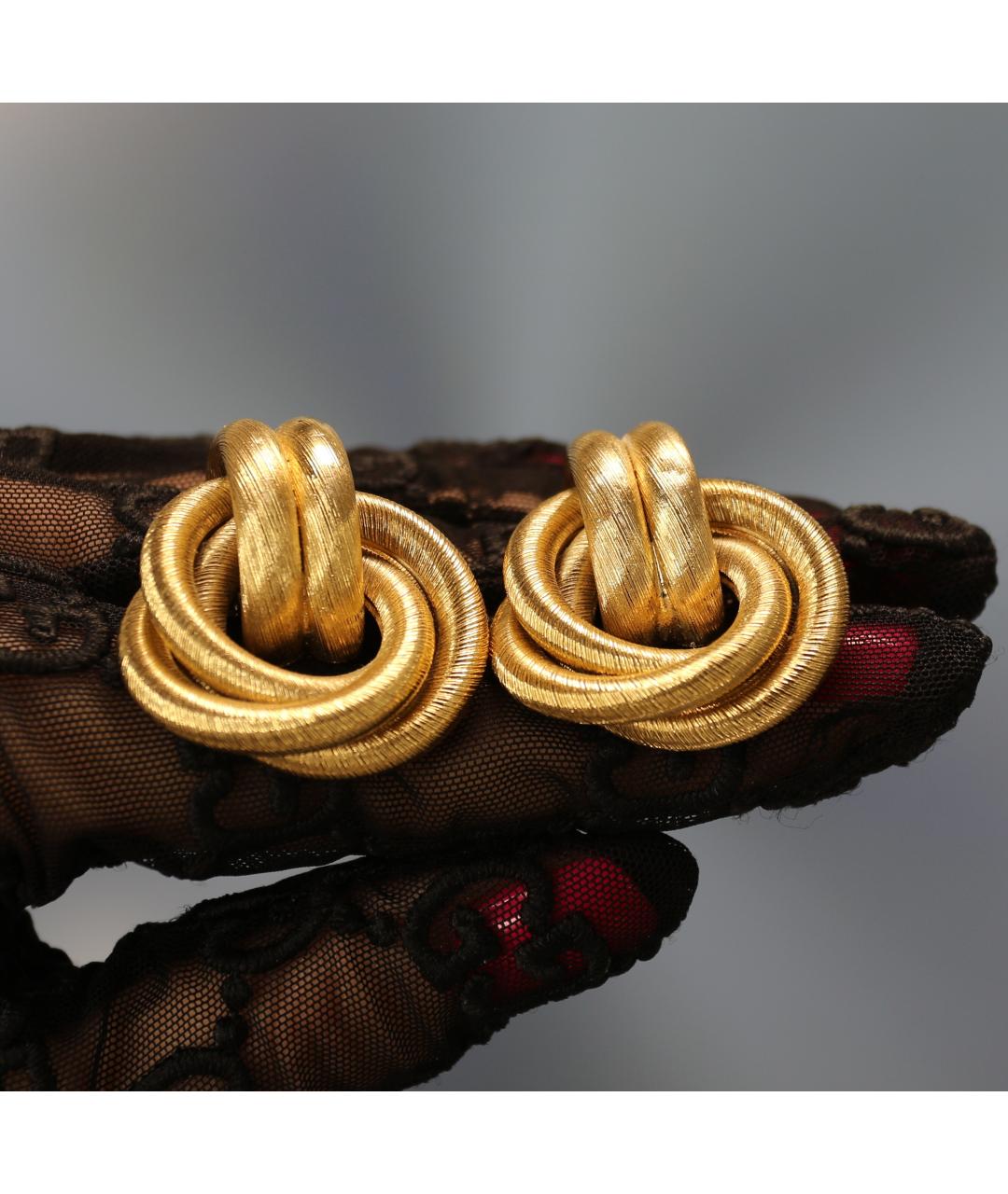 GIVENCHY Золотые позолоченные клипсы, фото 6