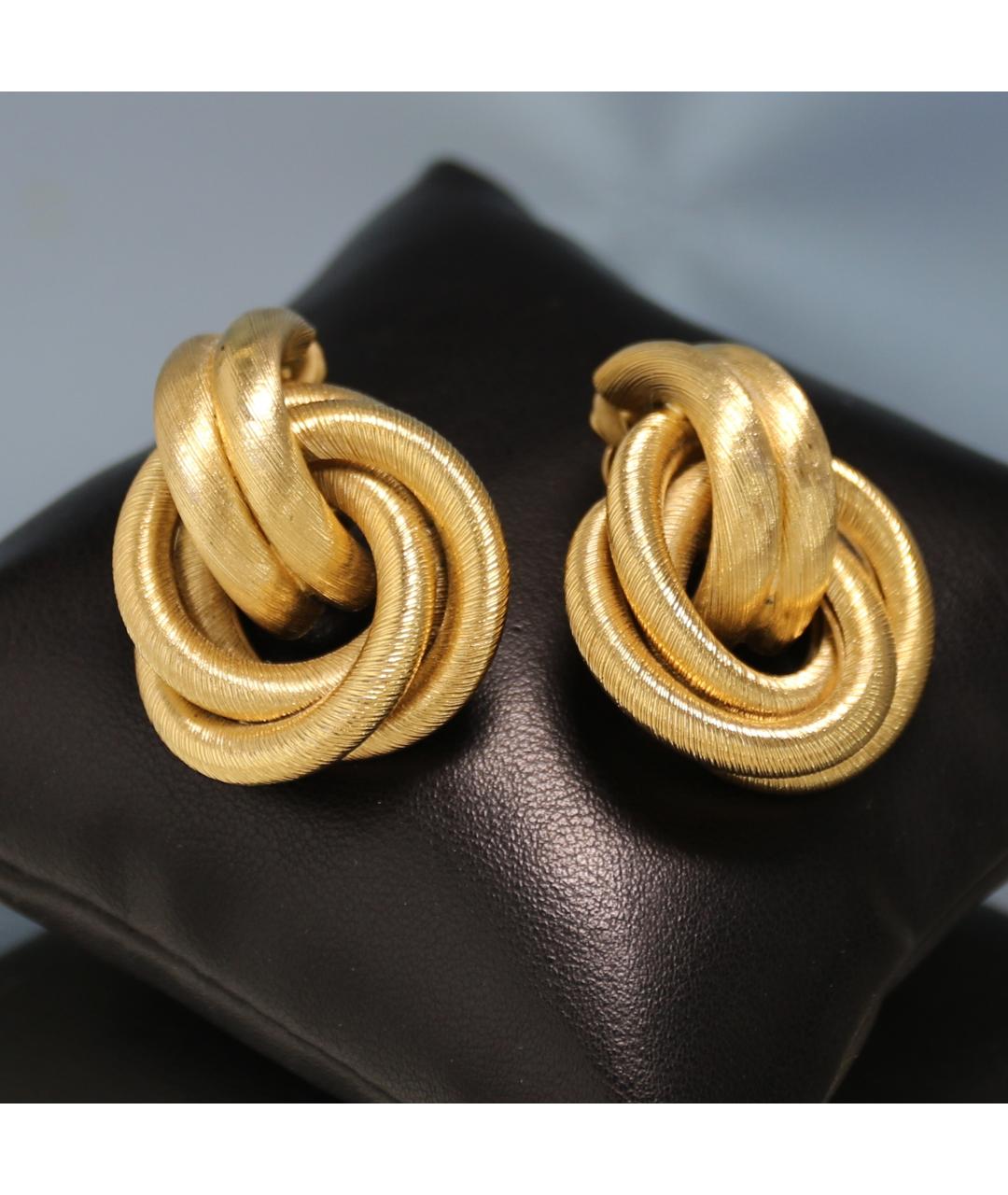 GIVENCHY Золотые позолоченные клипсы, фото 7