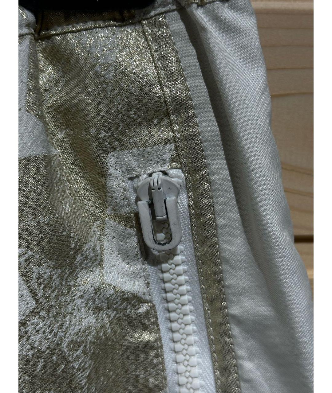 CHRISTIAN DIOR Мульти полиэстеровая юбка мини, фото 6