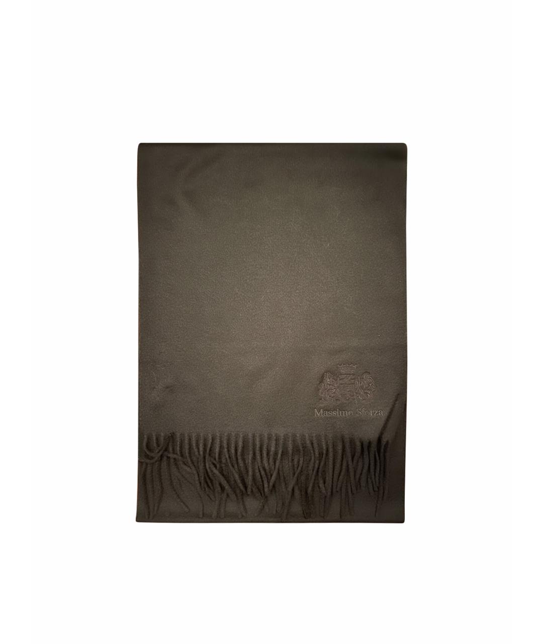 MASSIMO SFORZA Черный кашемировый шарф, фото 1