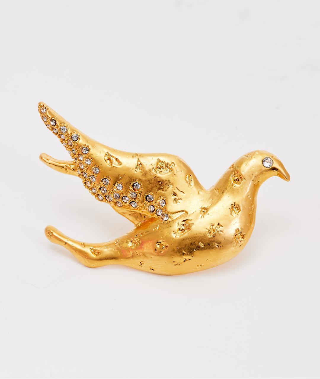 SCHIAPARELLI Золотые металлические серьги, фото 2