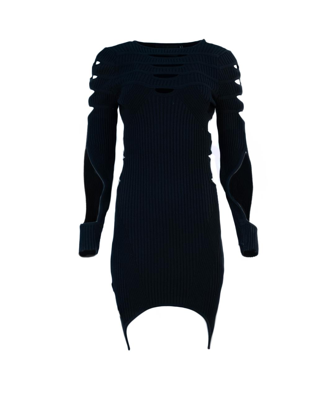 PHILIPP PLEIN Черное вискозное повседневное платье, фото 1