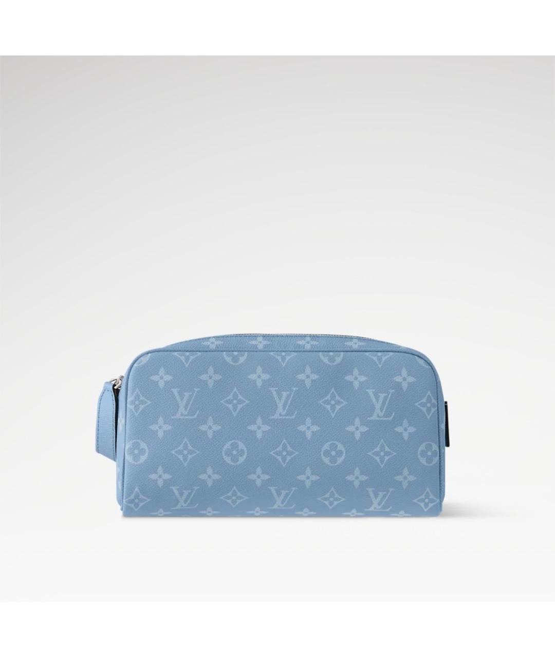 LOUIS VUITTON Голубая косметичка, фото 5