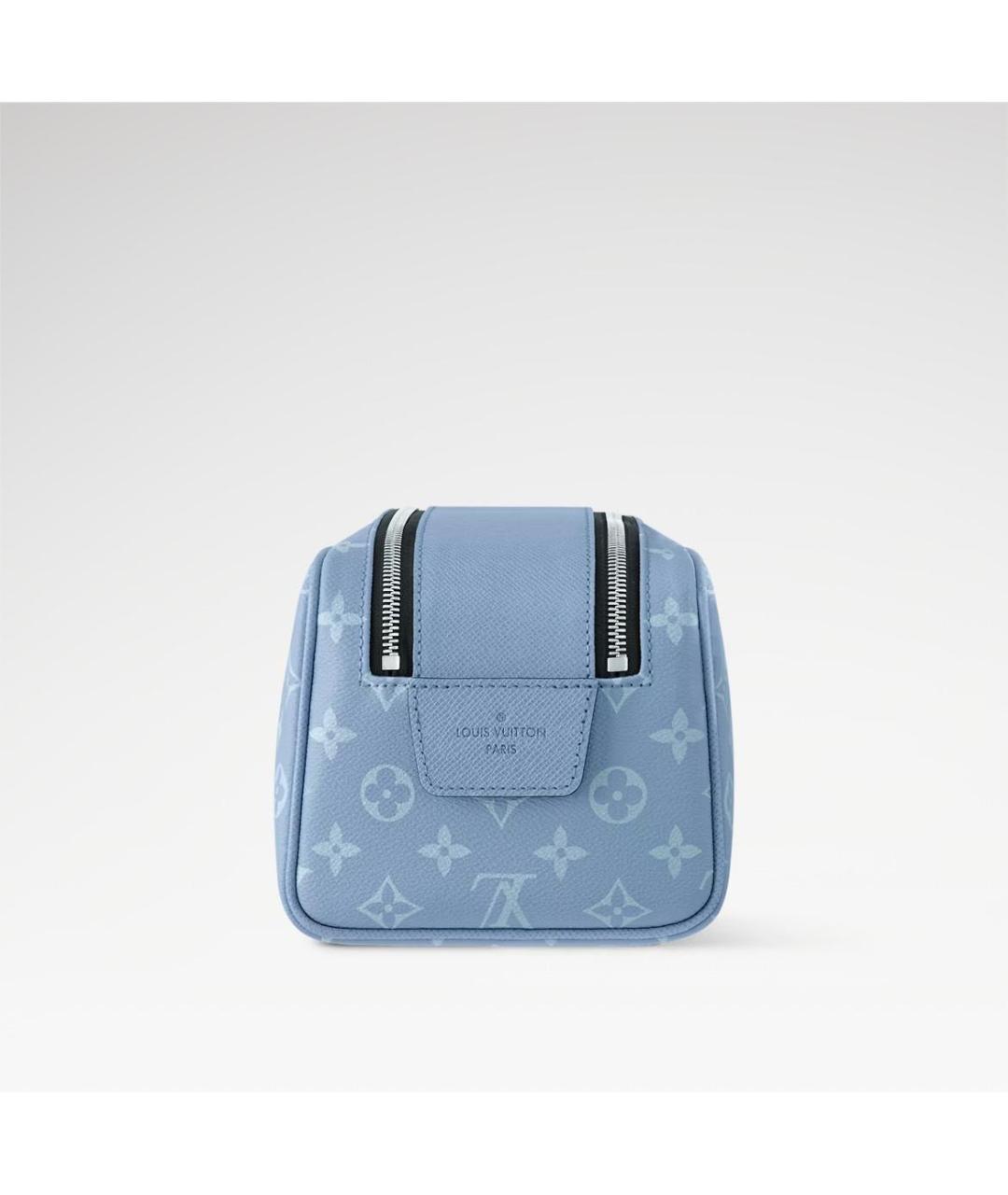 LOUIS VUITTON Голубая косметичка, фото 3
