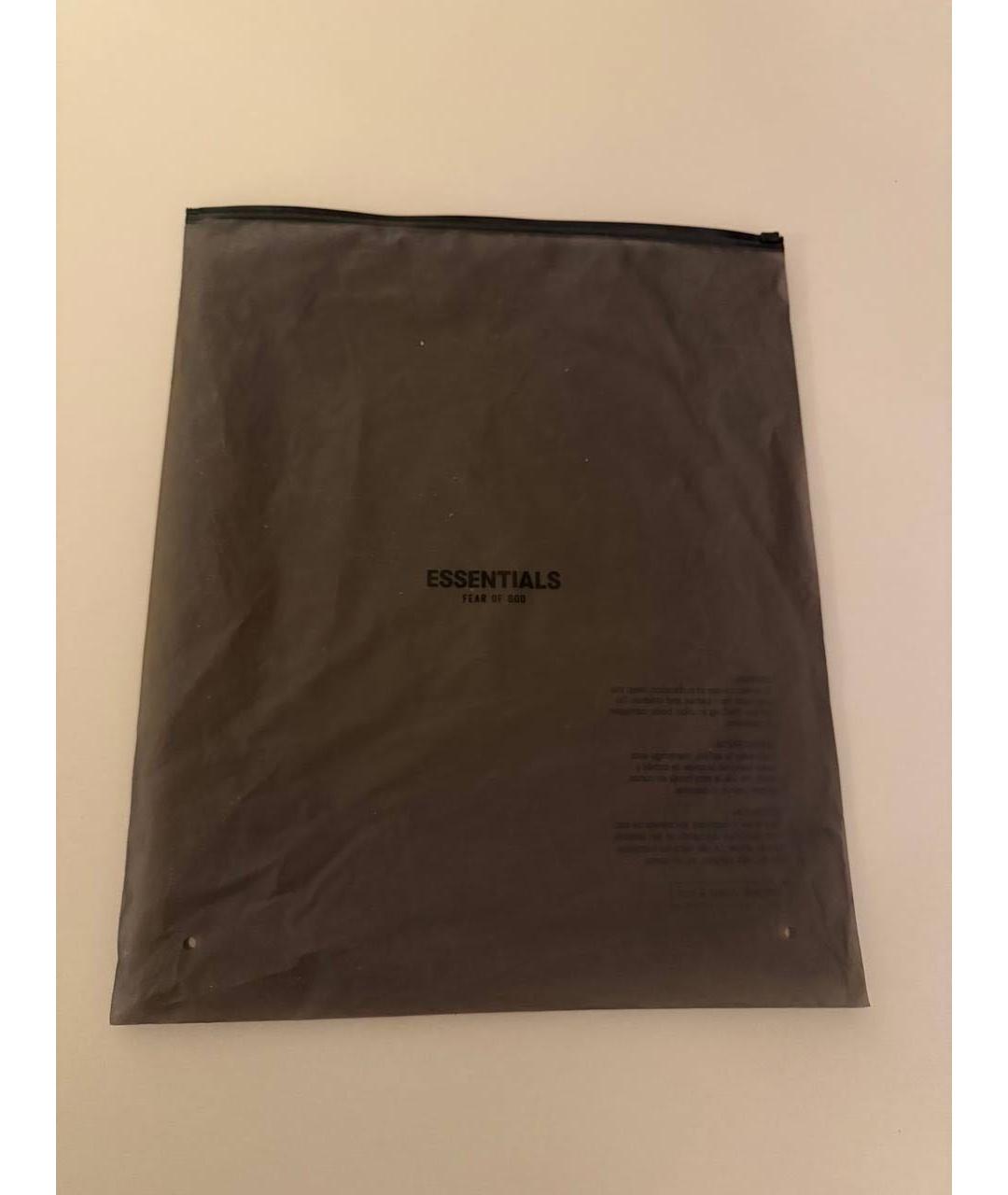 FEAR OF GOD ESSENTIALS Синие хлопковые прямые джинсы, фото 5