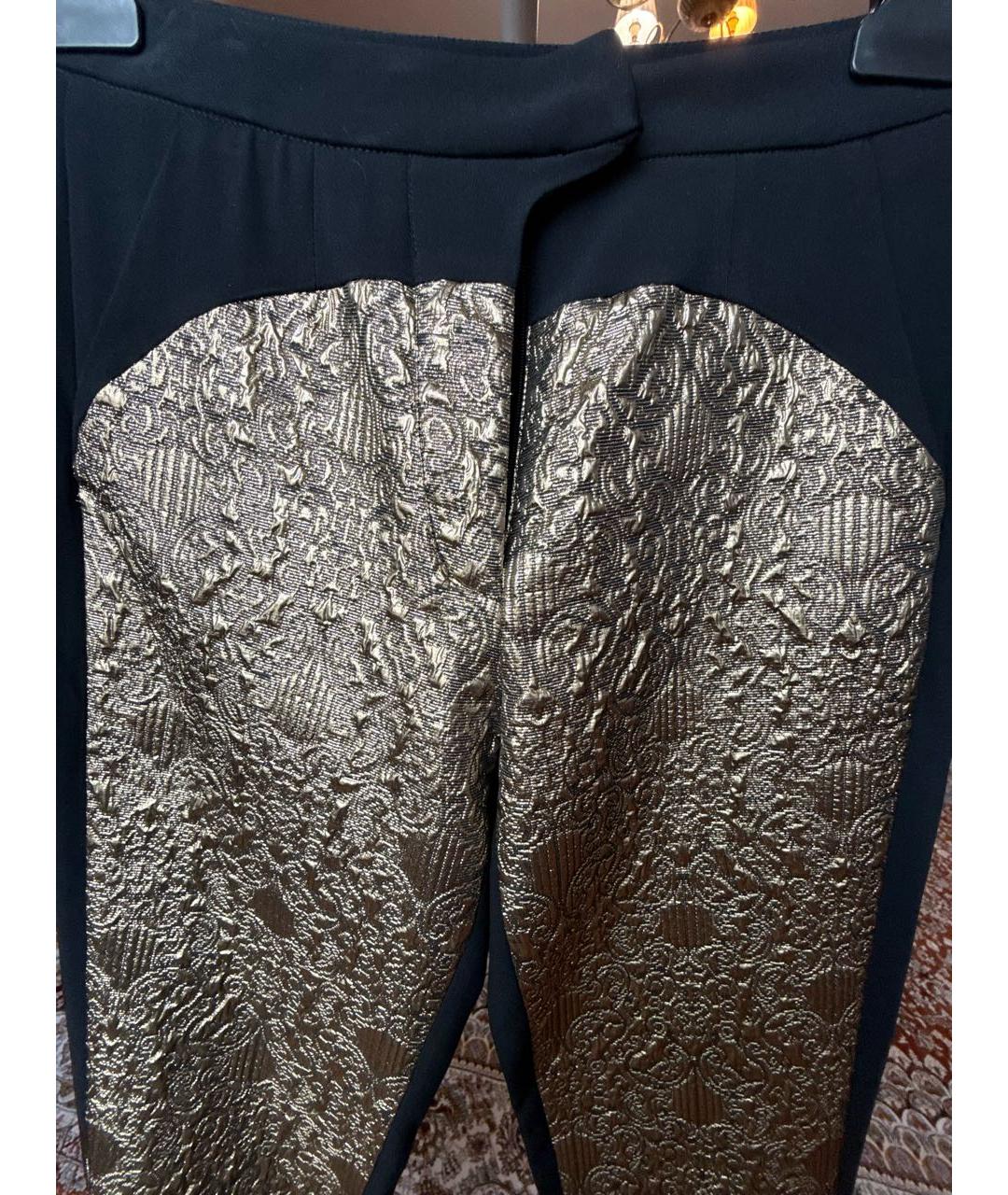 ZUHAIR MURAD Золотые прямые брюки, фото 4