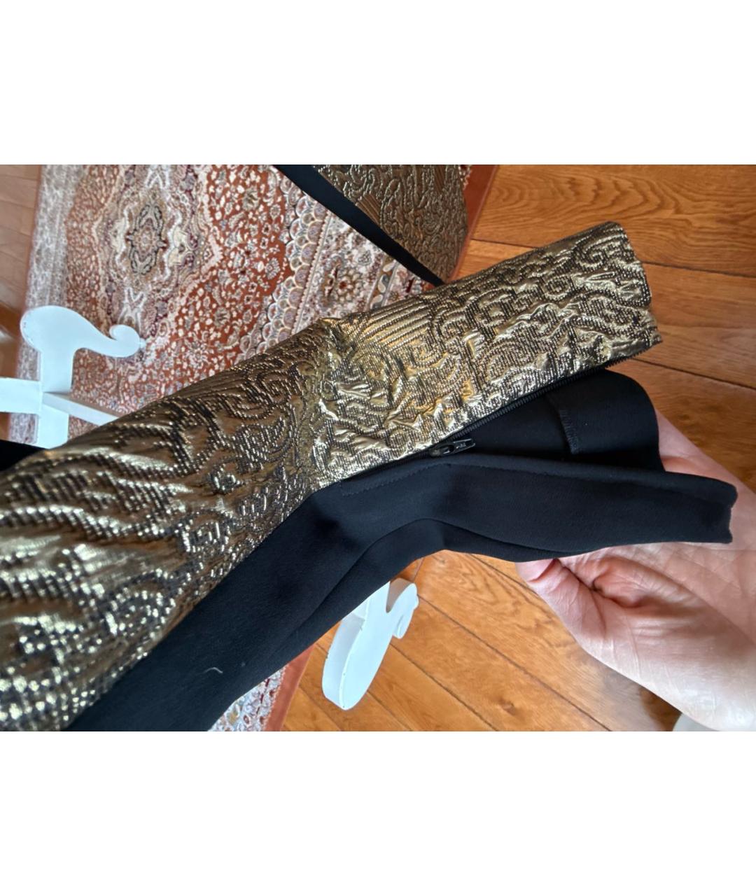 ZUHAIR MURAD Золотые прямые брюки, фото 5