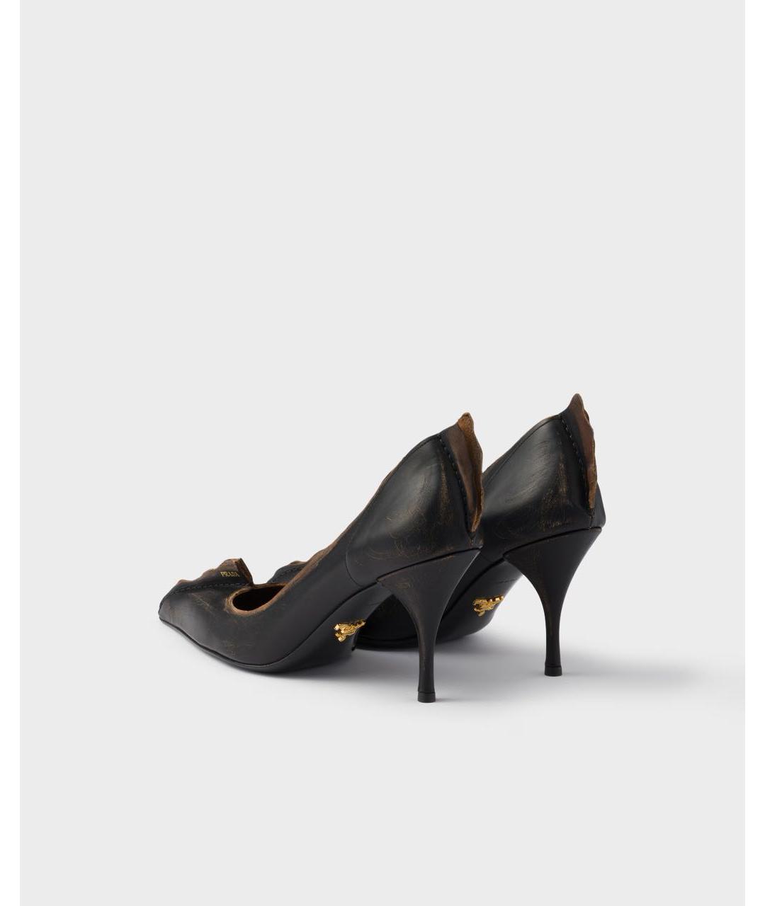 PRADA Мульти кожаные туфли, фото 3