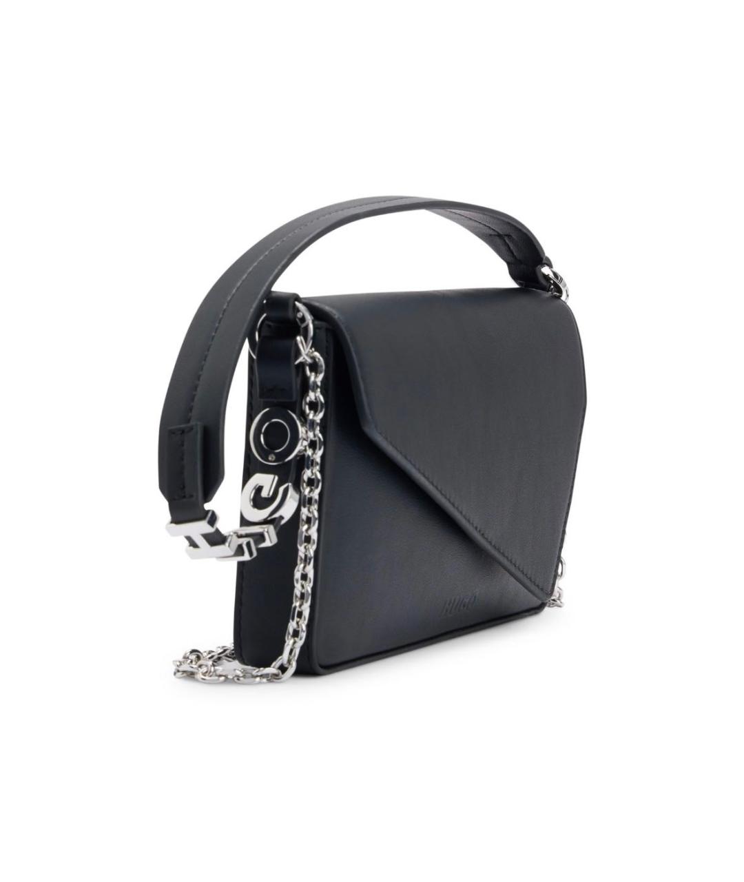HUGO BOSS Черная сумка через плечо из искусственной кожи, фото 2