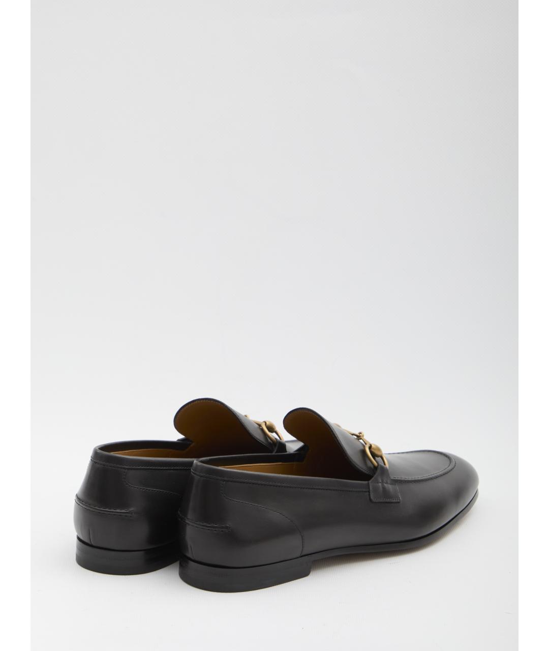 GUCCI Черные кожаные лоферы, фото 3