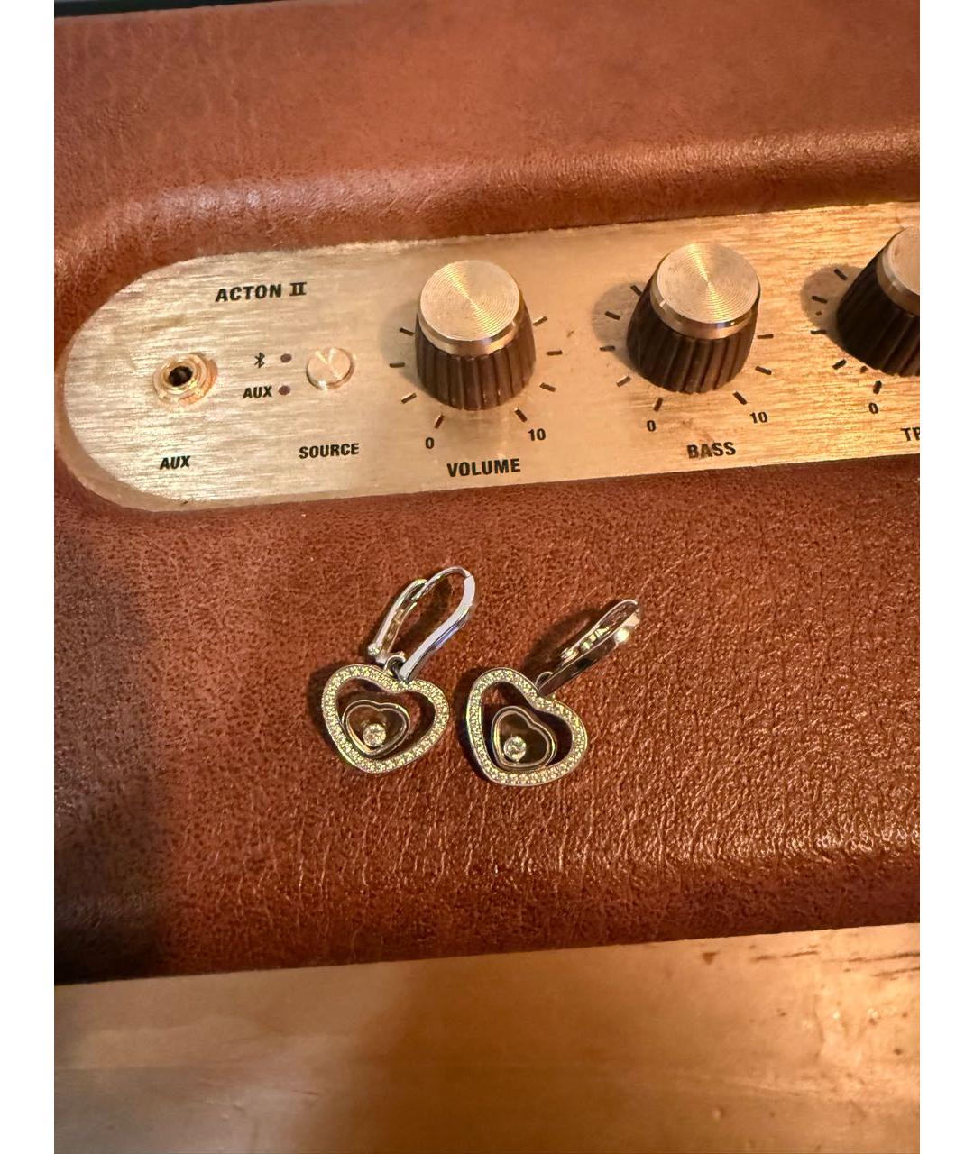 CHOPARD Серебряные серьги из белого золота, фото 3