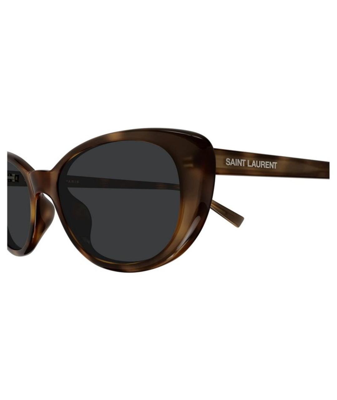 SAINT LAURENT Мульти пластиковые солнцезащитные очки, фото 3