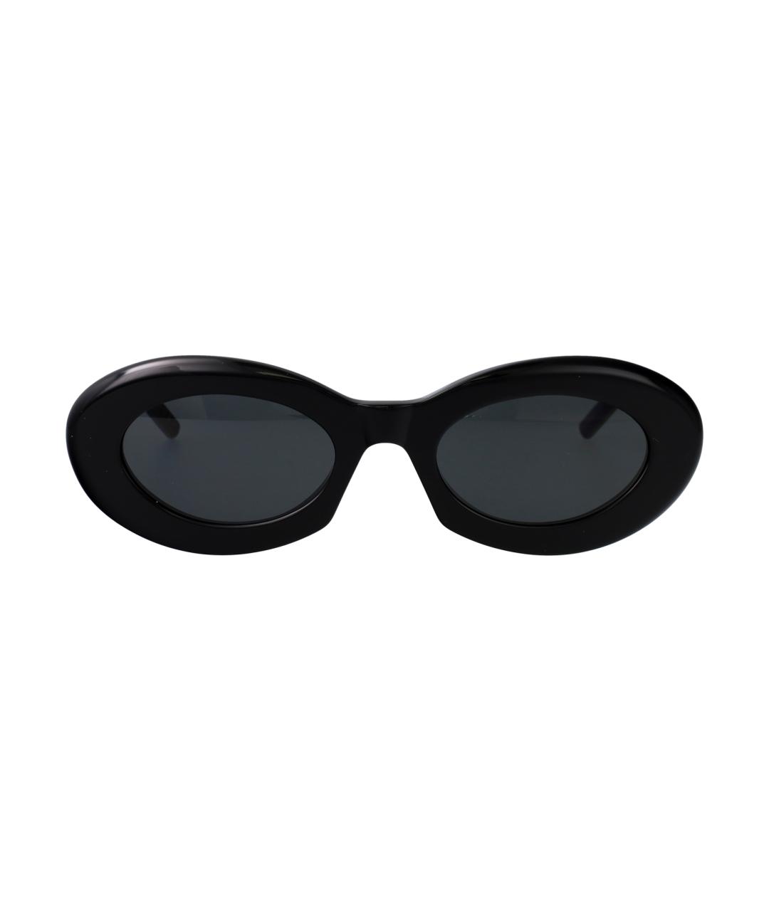 SAINT LAURENT Черные пластиковые солнцезащитные очки, фото 1