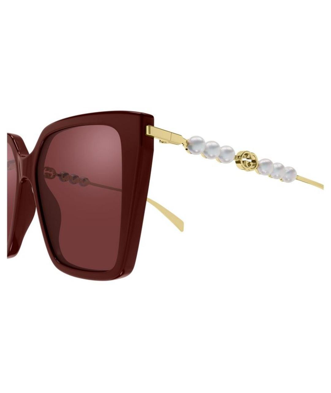 GUCCI Красные солнцезащитные очки, фото 3