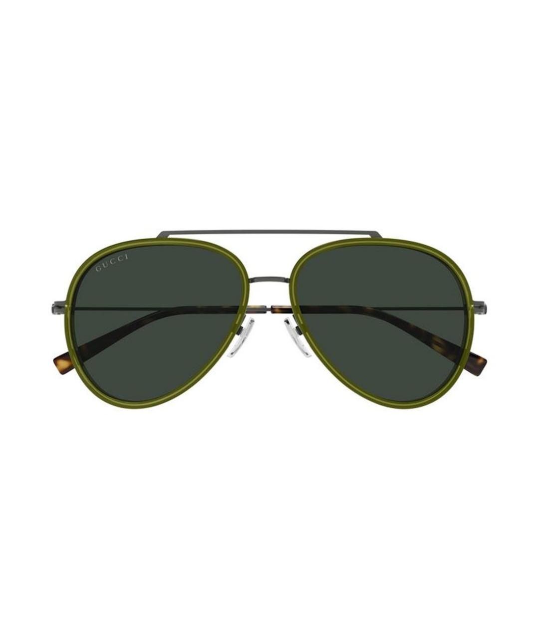 GUCCI Зеленые солнцезащитные очки, фото 2