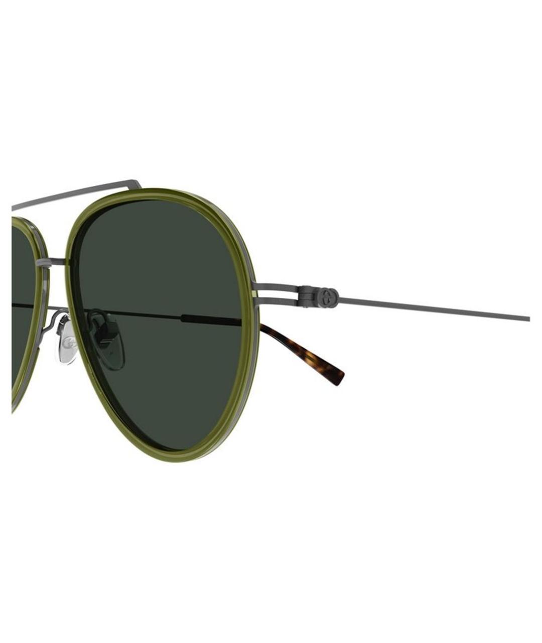 GUCCI Зеленые солнцезащитные очки, фото 3