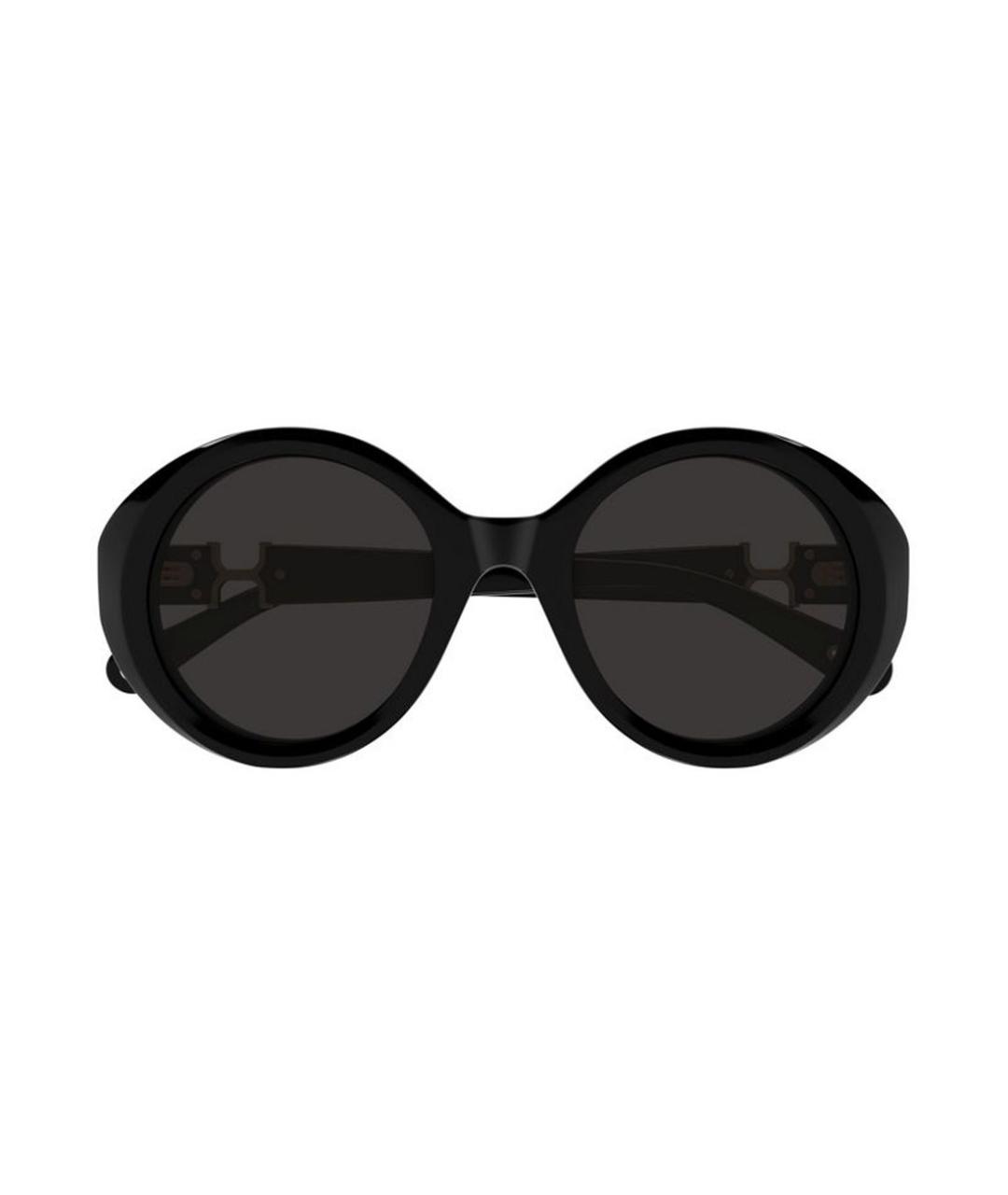 CHLOE Черные пластиковые солнцезащитные очки, фото 1