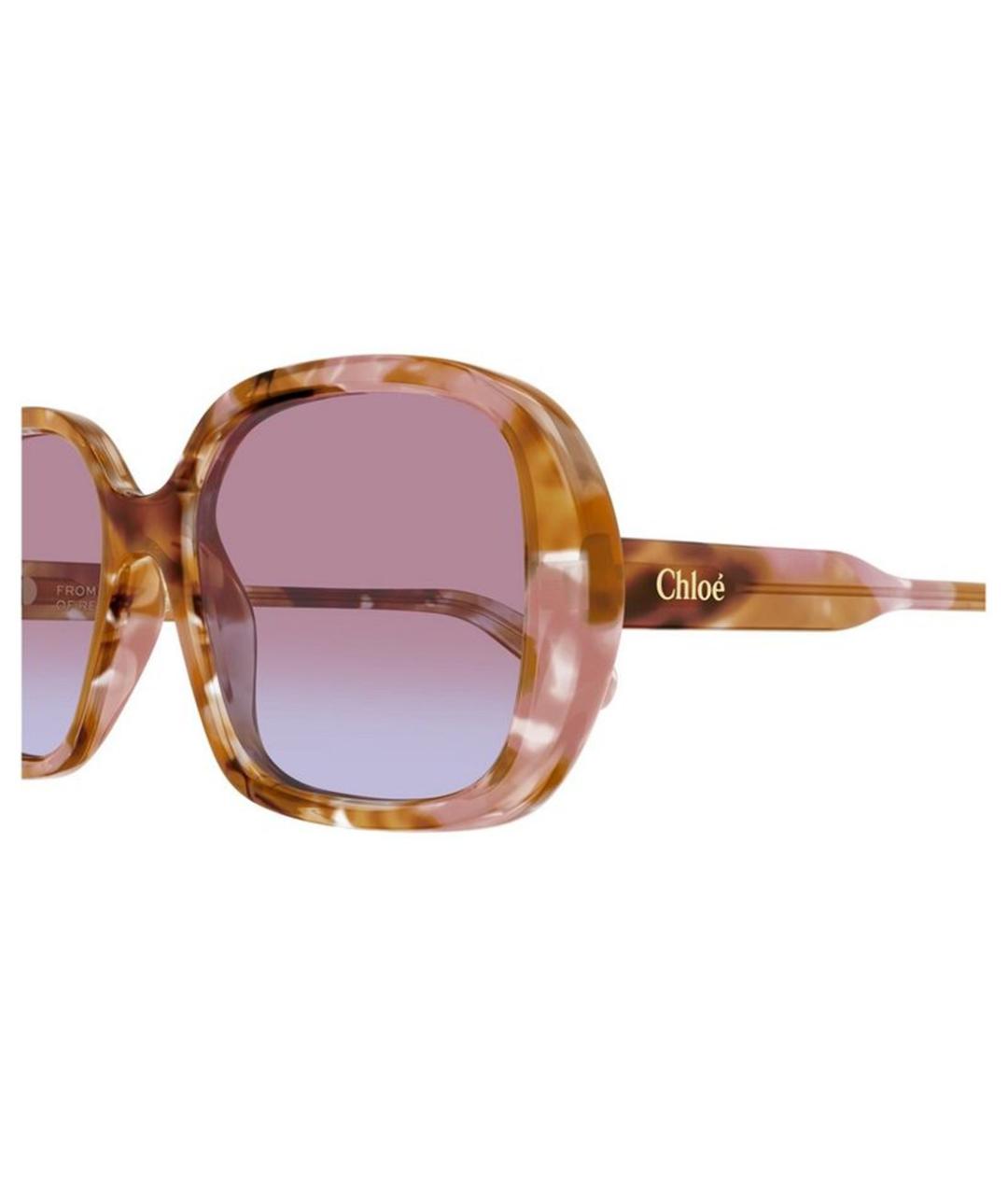 CHLOE Мульти пластиковые солнцезащитные очки, фото 3