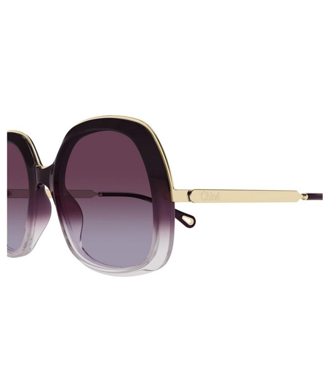 CHLOE Фиолетовые солнцезащитные очки, фото 3